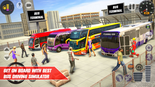 اسکرین شات بازی Bus Games Bus Coach Simulator 4