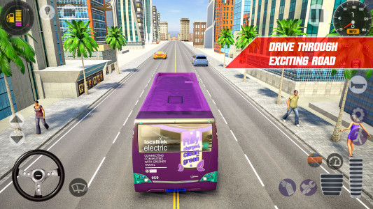 اسکرین شات بازی Bus Games Bus Coach Simulator 1