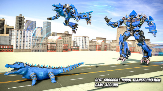 اسکرین شات بازی Crocodile Robot Car Transform 5