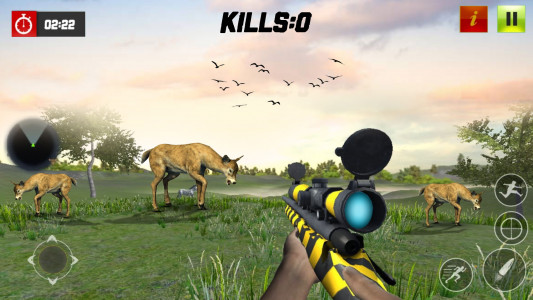 اسکرین شات برنامه Wild Animal Hunting 3D Offline 5