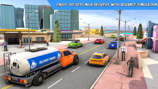 اسکرین شات برنامه Milk Transport Truck Simulator 1
