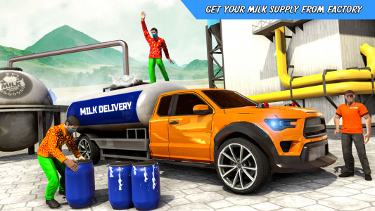 اسکرین شات برنامه Cow Milk Delivery Truck Games 5