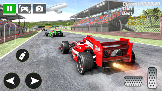 اسکرین شات 5 برنامه Formula Car Racing: Speed Game