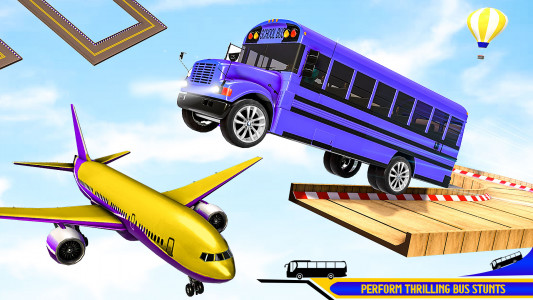 اسکرین شات برنامه Mega Ramp Stunt Bus Simulator 3
