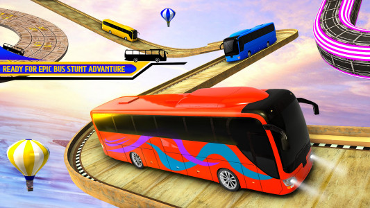 اسکرین شات برنامه Mega Ramp Stunt Bus Simulator 2