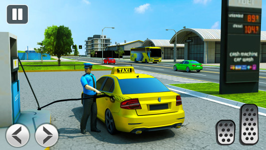اسکرین شات برنامه City Taxi Driving Games 3D 5