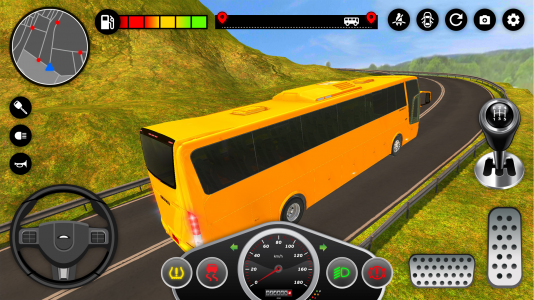 اسکرین شات 1 برنامه Bus Game: Driving Simulator 3D