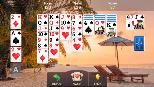 اسکرین شات 2 بازی Solitaire - Classic Card Game