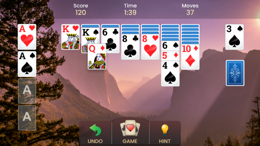 اسکرین شات بازی Solitaire - Classic Card Game 1