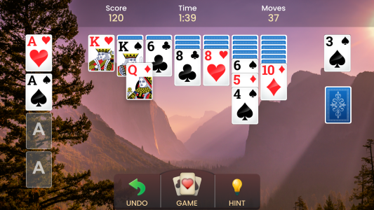 اسکرین شات 1 بازی Solitaire - Classic Card Game
