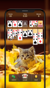 اسکرین شات 5 بازی Solitaire - Classic Card Game