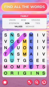 اسکرین شات بازی Word Search - Word Puzzle Game 1