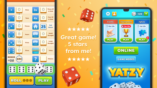 اسکرین شات 2 بازی Yatzy - Fun Classic Dice Game