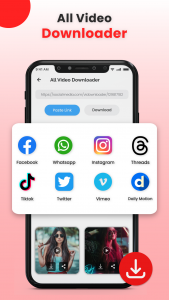 اسکرین شات برنامه All Video Downloader & Player 1