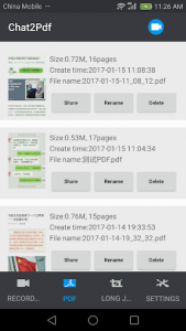 اسکرین شات برنامه Backup/export chat history to pdf 3