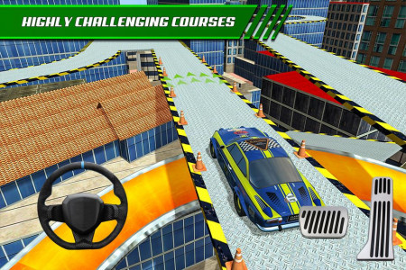 اسکرین شات بازی Roof Jumping Car Parking Games 3