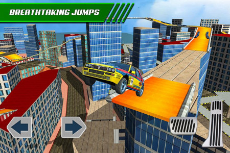اسکرین شات بازی Roof Jumping Car Parking Games 2