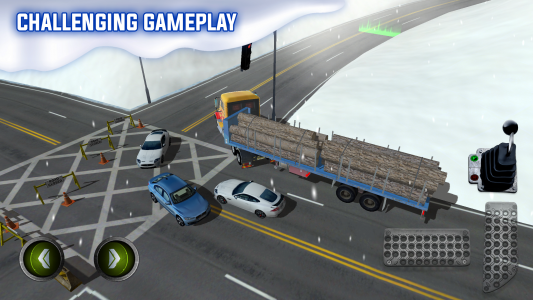 اسکرین شات بازی Ice Road Truck Parking Sim 1