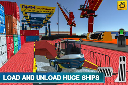 اسکرین شات بازی Cargo Crew: Port Truck Driver 3