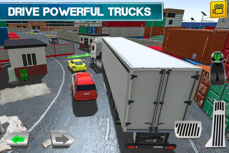 اسکرین شات بازی Cargo Crew: Port Truck Driver 2