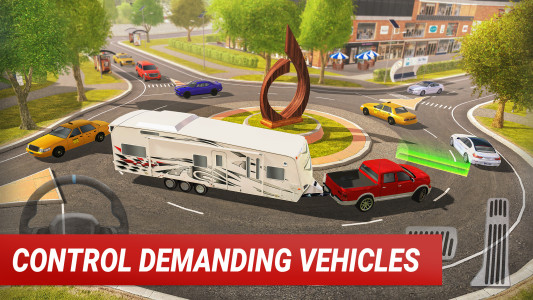 اسکرین شات 2 بازی Roundabout 2: City Driving Sim