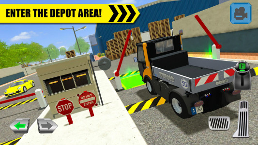 اسکرین شات بازی Truck Driver: Depot Parking Si 1