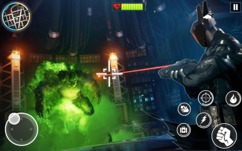 اسکرین شات بازی Flying Bat Superhero Man Games 2