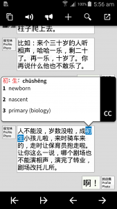 اسکرین شات 4 برنامه Pleco Chinese Dictionary