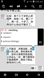 اسکرین شات برنامه Pleco Chinese Dictionary 4