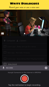 اسکرین شات 4 برنامه Plotagon Studio