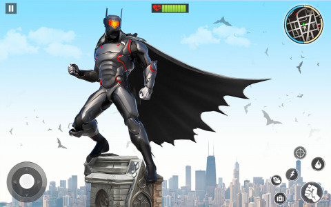 اسکرین شات بازی Bat Robot Hero Man Bat Games 1