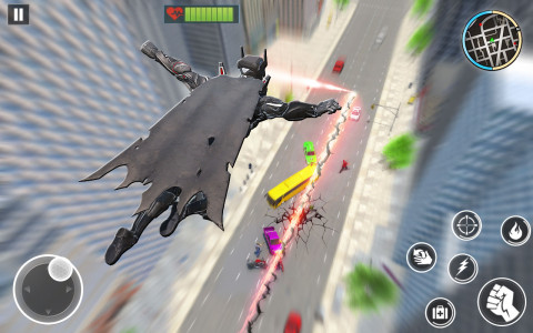 اسکرین شات بازی Bat Robot Hero Man Bat Games 2