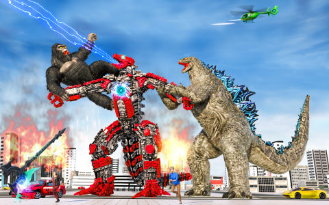 اسکرین شات بازی King Kong Attack Godzilla Game 2