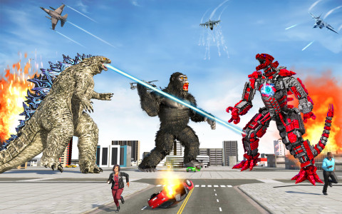 اسکرین شات بازی King Kong Attack Godzilla Game 3
