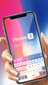 اسکرین شات برنامه Phone X Emoji Keyboard 1