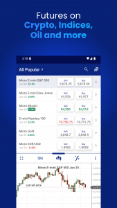 اسکرین شات برنامه Plus500 Trading & Investing 2
