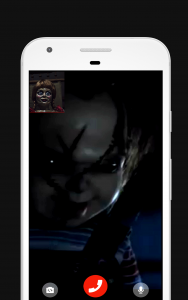 اسکرین شات برنامه Doll horror fake video call 2