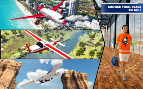 اسکرین شات بازی Airplane Flight Pilot Simulator 2018 4