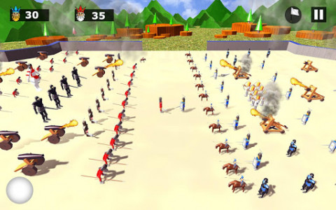 اسکرین شات بازی Battle Simulator of Epic War: Free Battle Games 1