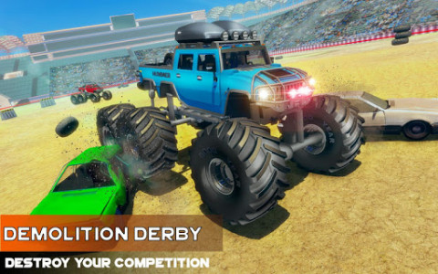 اسکرین شات بازی 6x6 Monster Truck Demolition Derby: Stunt Car Race 5
