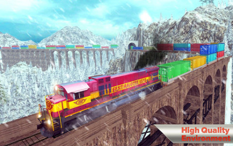 اسکرین شات برنامه Train Driving Simulator 2019: New Train Games 3D 2