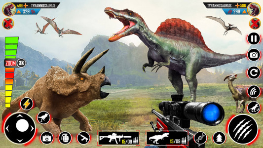 اسکرین شات برنامه Wild Dino Hunting Zoo Games 3D 7