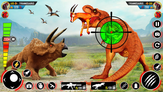 اسکرین شات برنامه Wild Dino Hunting Zoo Games 3D 6