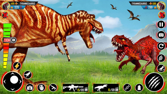 اسکرین شات برنامه Wild Dino Hunting Zoo Games 3D 3
