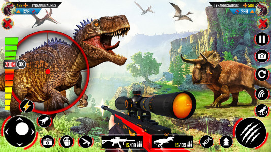 اسکرین شات برنامه Wild Dino Hunting Zoo Games 3D 5