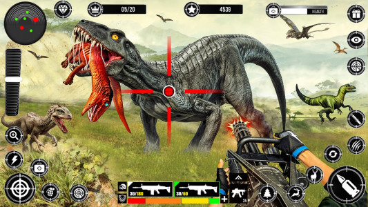 اسکرین شات برنامه Wild Dinosaur Hunting Zoo Game 7