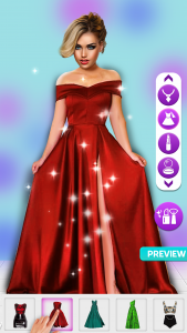 اسکرین شات برنامه Fashion Show Game: Dress Up 8