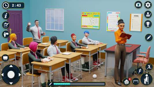 اسکرین شات بازی High School Games: School Life 1