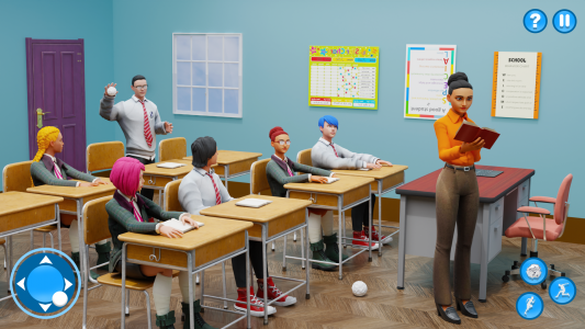 اسکرین شات 1 بازی High School Games: School Life