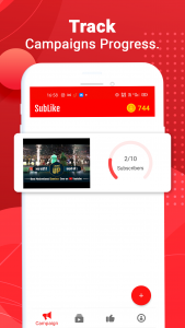 اسکرین شات 5 برنامه SubLike - Subs, Likes & Views
